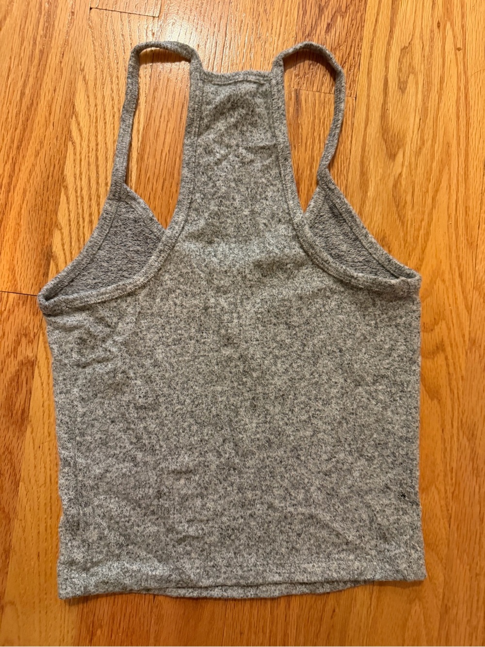 Express Gray Heather Racerback Tank - Picture 4 of 4